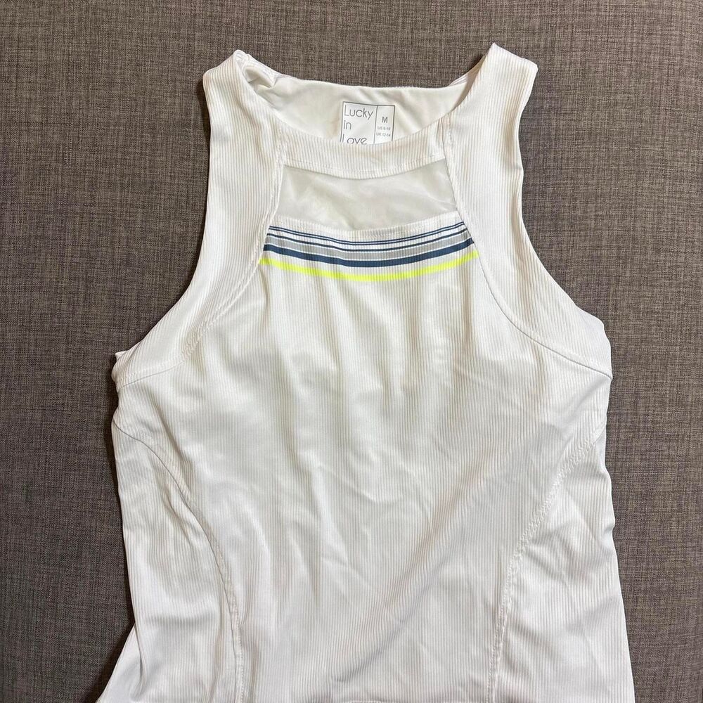 Lucky-in-love Women's White Vest